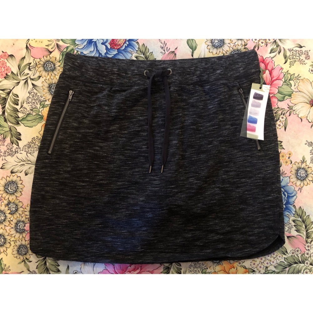 NWT Green Tea Charcoal Skort With Pockets XL